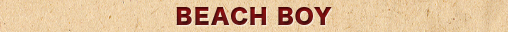 BEACH BOY